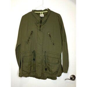 Billabong Olive Green Lightweight Utility Jacket Womens Medium